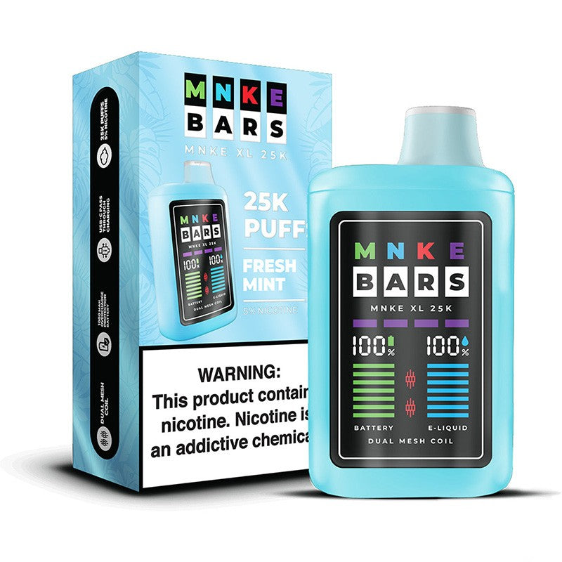 MNKE Bars XL 25K Disposable Vape 5%18m