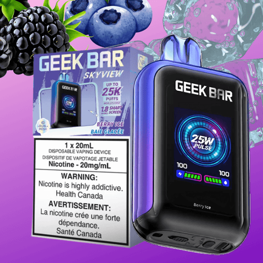 Geek Bar Skyview 25K Disposable Vape - Berry Ice