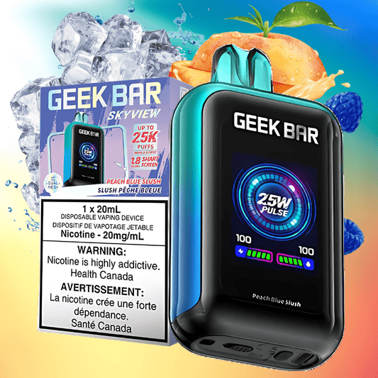 Geek Bar Skyview 25K Disposable Vape - Peach Blue Raspberry Slush