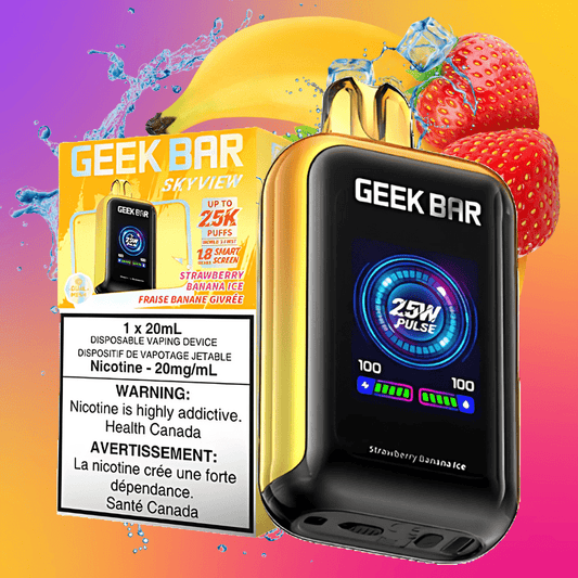 Geek Bar Skyview 25K Disposable Vape - Strawberry Banana