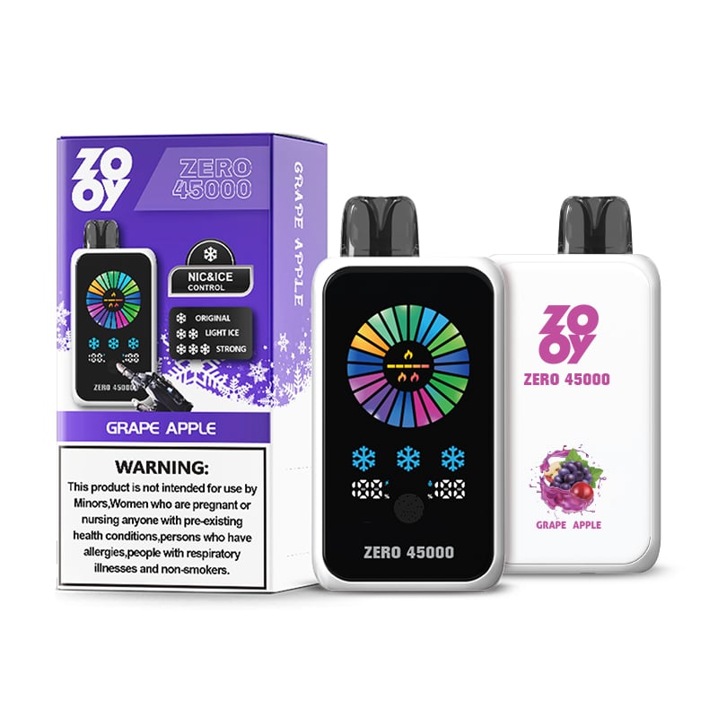 ZOOY ZERO 45000 puffs Nic&Ice Control Disposable Vape with Ajustable Airflow