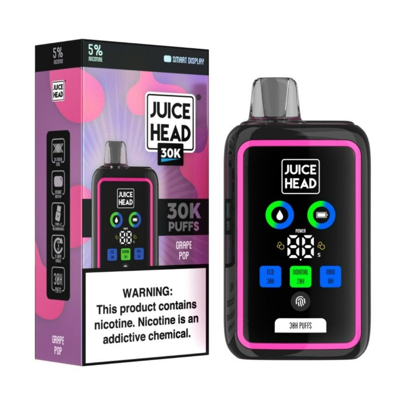 Juice Head 30K Disposable Vape (5%,24ml)