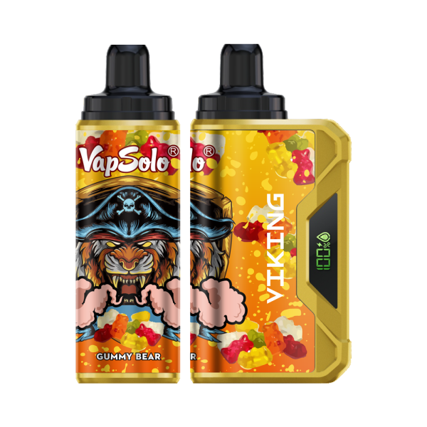 VapSolo Viking 12K Puffs Disposable Vape | Ajustable Airflow,LCD Display,Type-C port