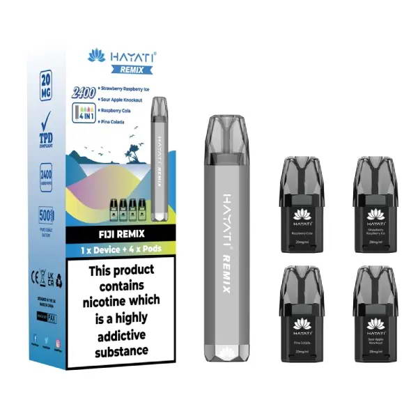 Hayati Remix 4 in 1 2400 Pod Vape Kit
