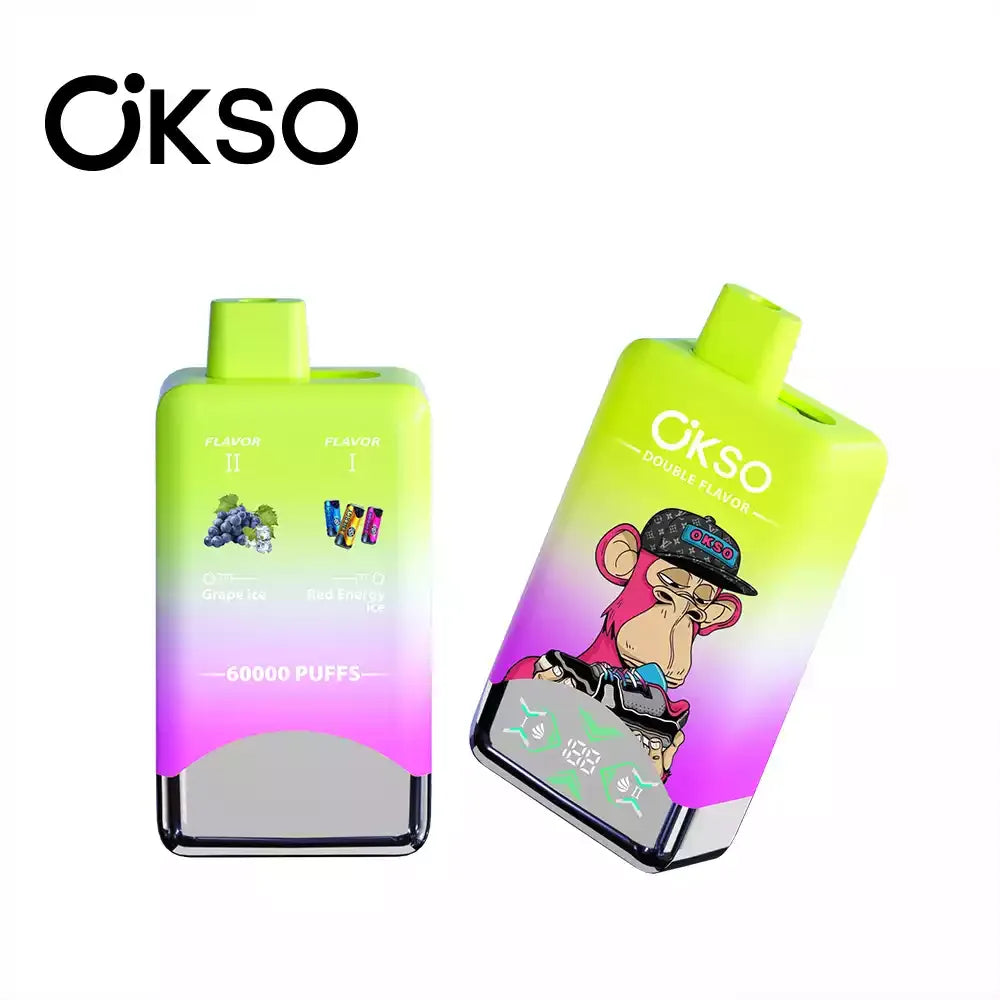 OKSO Double Flavor 60000 Puffs 60k LED Screen Disposable Vape