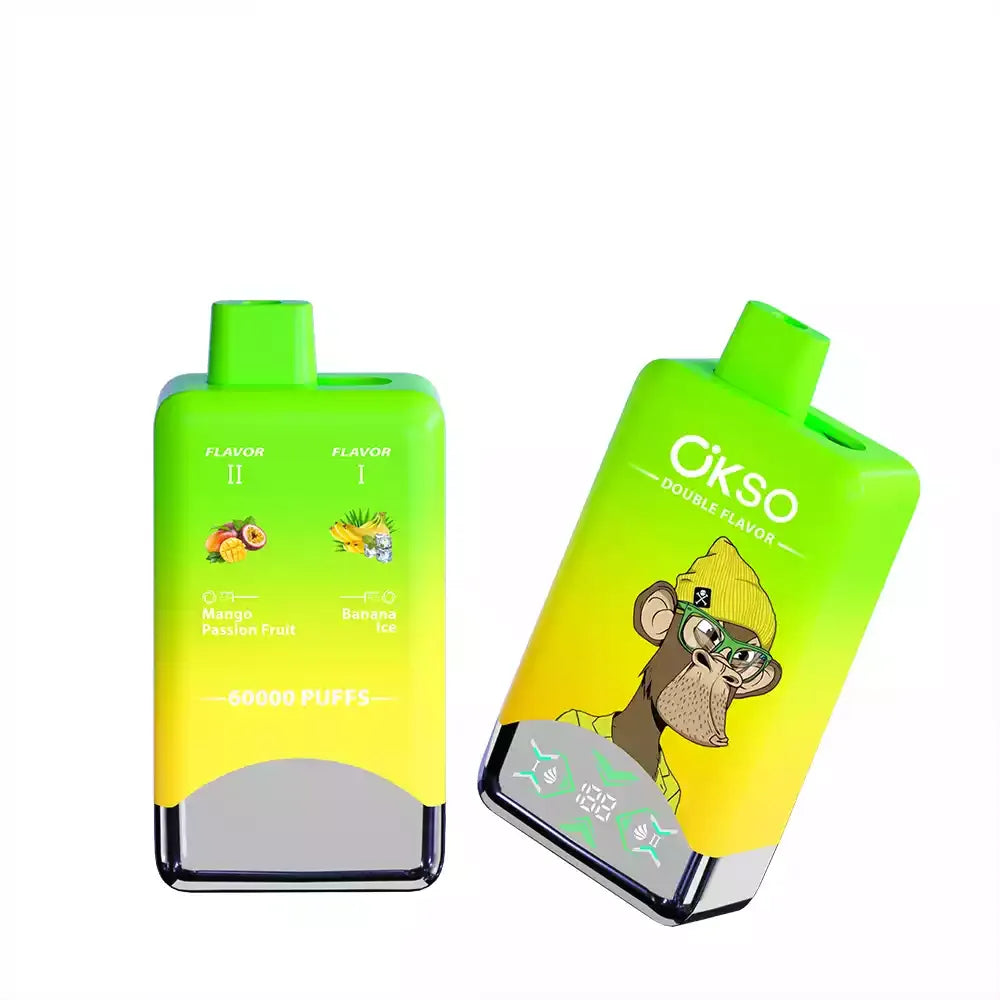 OKSO Double Flavor 60000 Puffs 60k LED Screen Disposable Vape