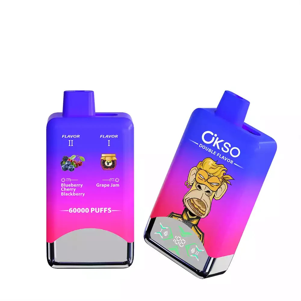 OKSO Double Flavor 60000 Puffs 60k LED Screen Disposable Vape