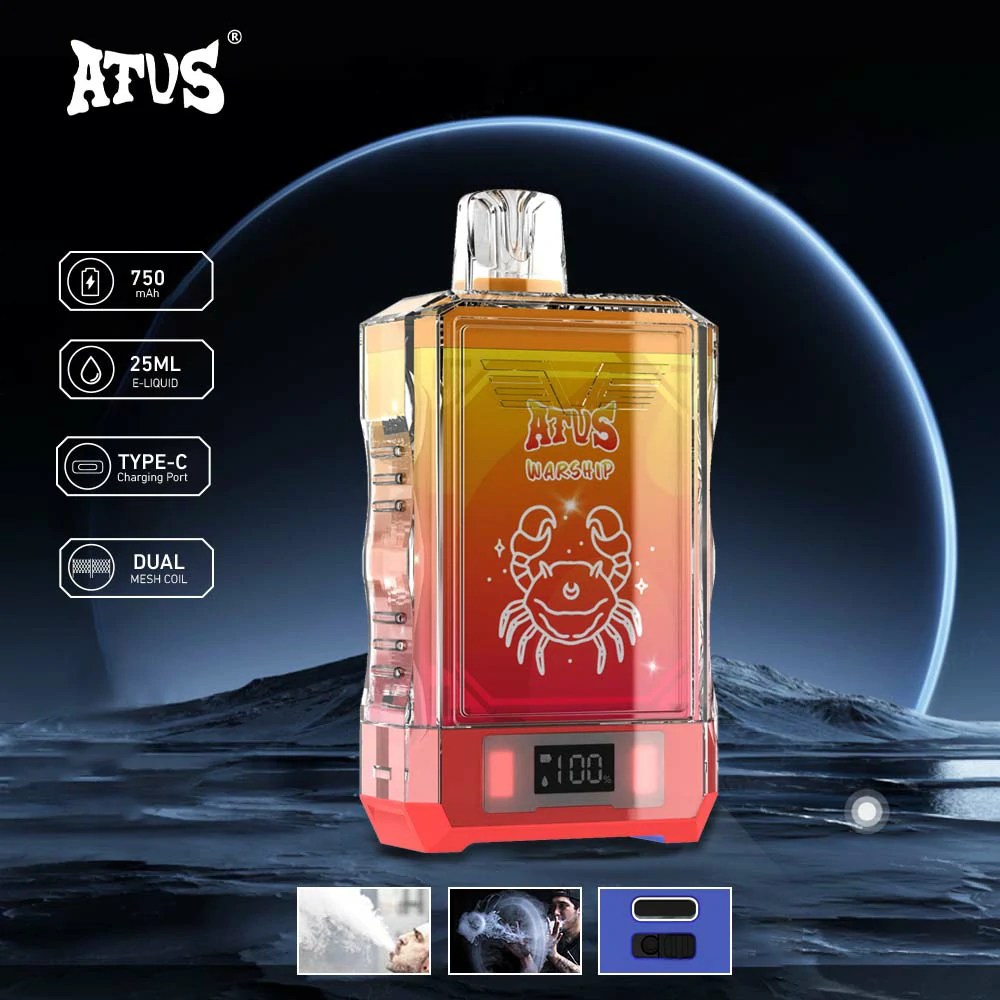 ATVS Warship 18000 Puffs Rechargeable Disposable Vapes Wholesale