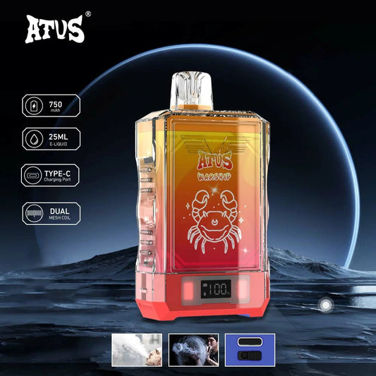 ATVS Warship 18000 Puffs Rechargeable Disposable Vapes Wholesale