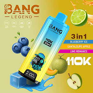 Bang Legend 110K Puffs Disposable Vape – 12 Flavors | 3 in 1 Flavors