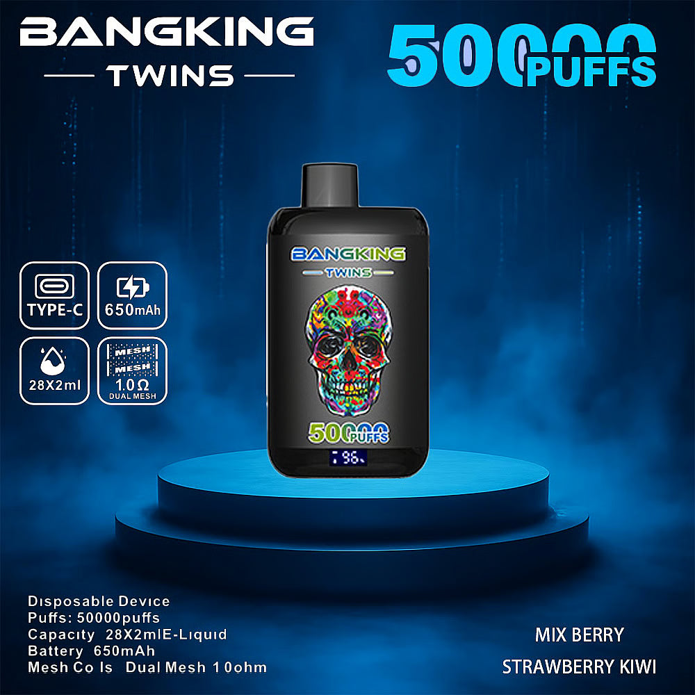 Bang King Twins 50000 Puffs 50k Double Flavor Disposable Vape
