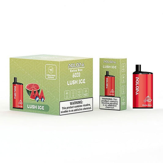 DOLODA Extra Box 6000 Puffs 2% 5% Nicotine Rechargeable Disposable Pod