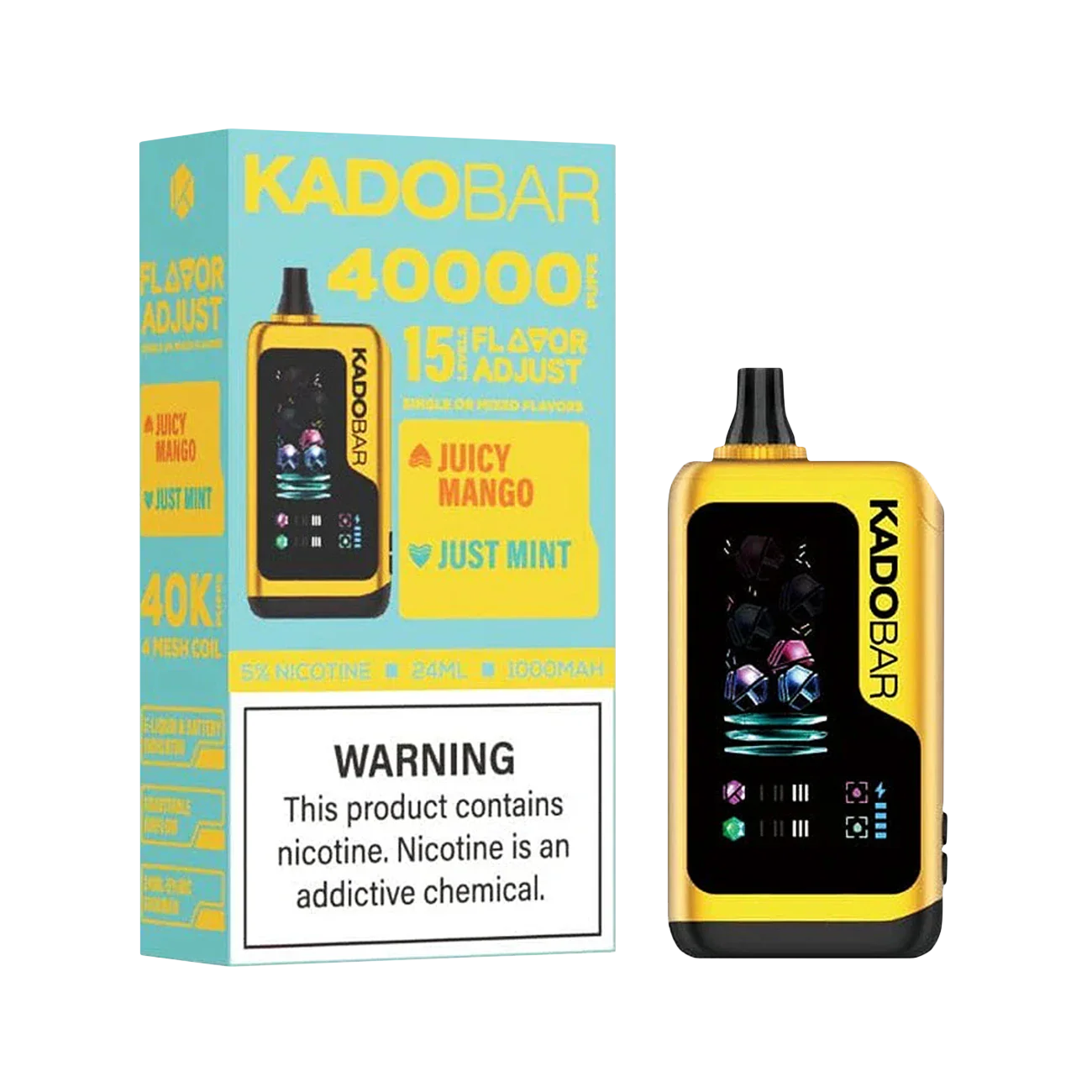 Kado Bar Flavor Adjust 40000 Disposable