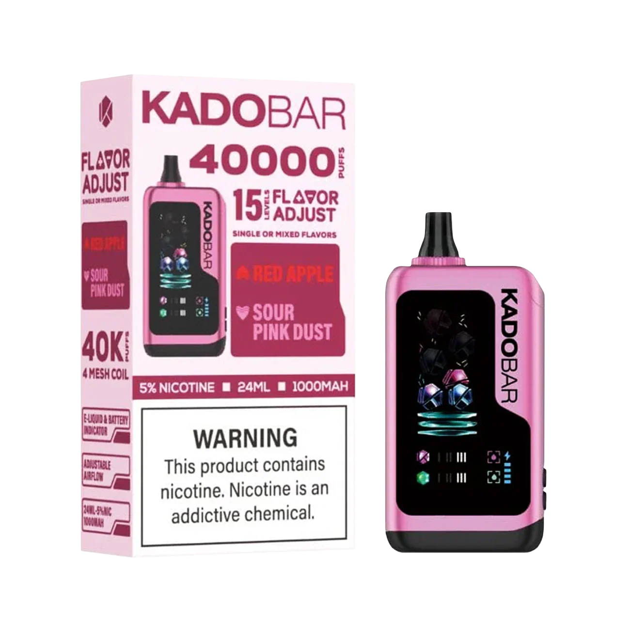 Kado Bar Flavor Adjust 40000 Disposable