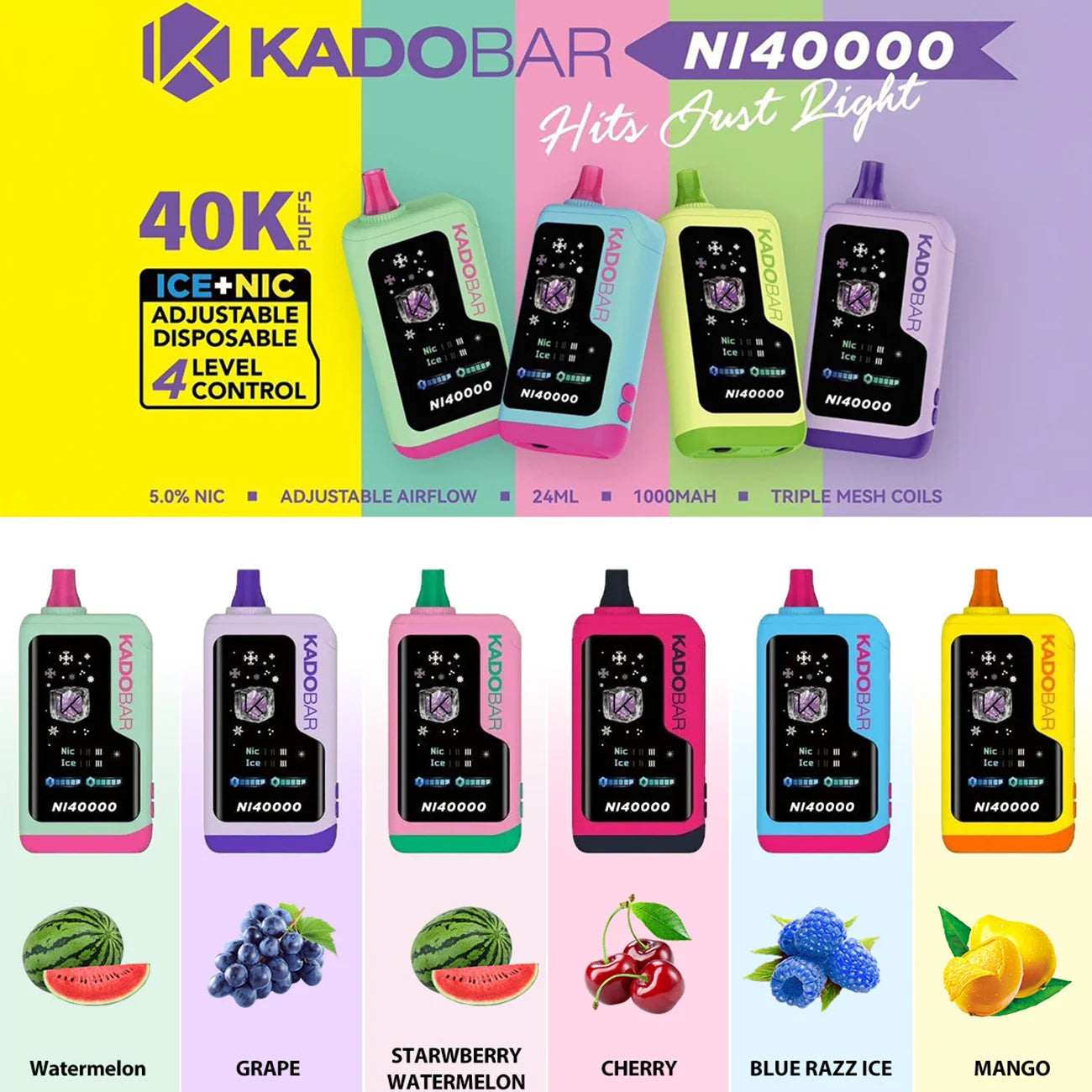Kado Bar NI40K Disposable Vape
