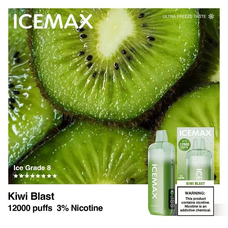 Icemax 12K Disposable Vape 10ml 3%