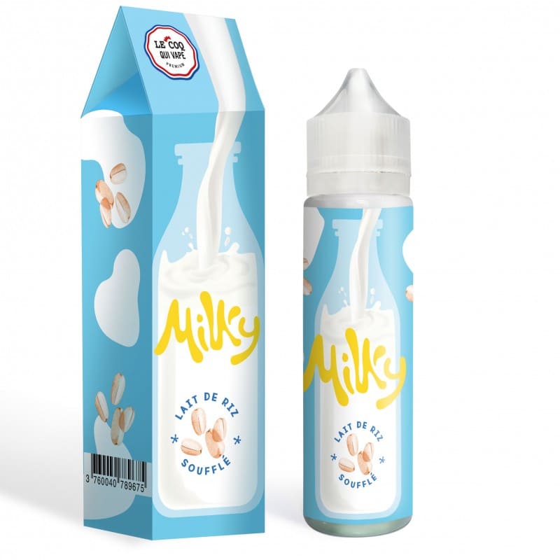 LE COQ QUI VAPE Milky Lait de Riz Soufflé - E-liquide 50ml