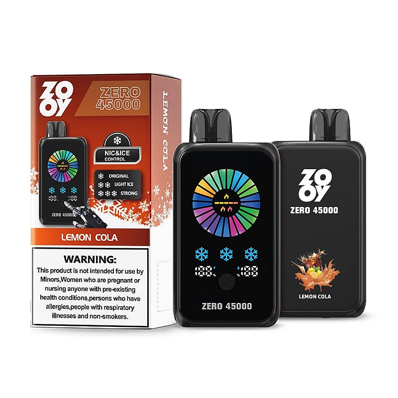 ZOOY ZERO 45000 puffs Nic&Ice Control Disposable Vape with Ajustable Airflow