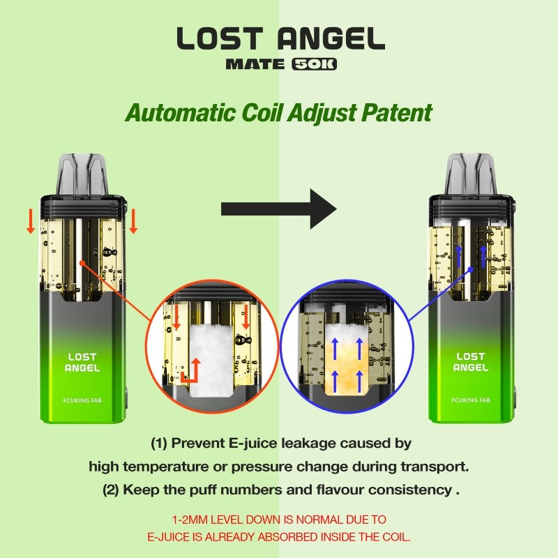 Lost Angel Mate 50K Disposable Vape 20ml 5%
