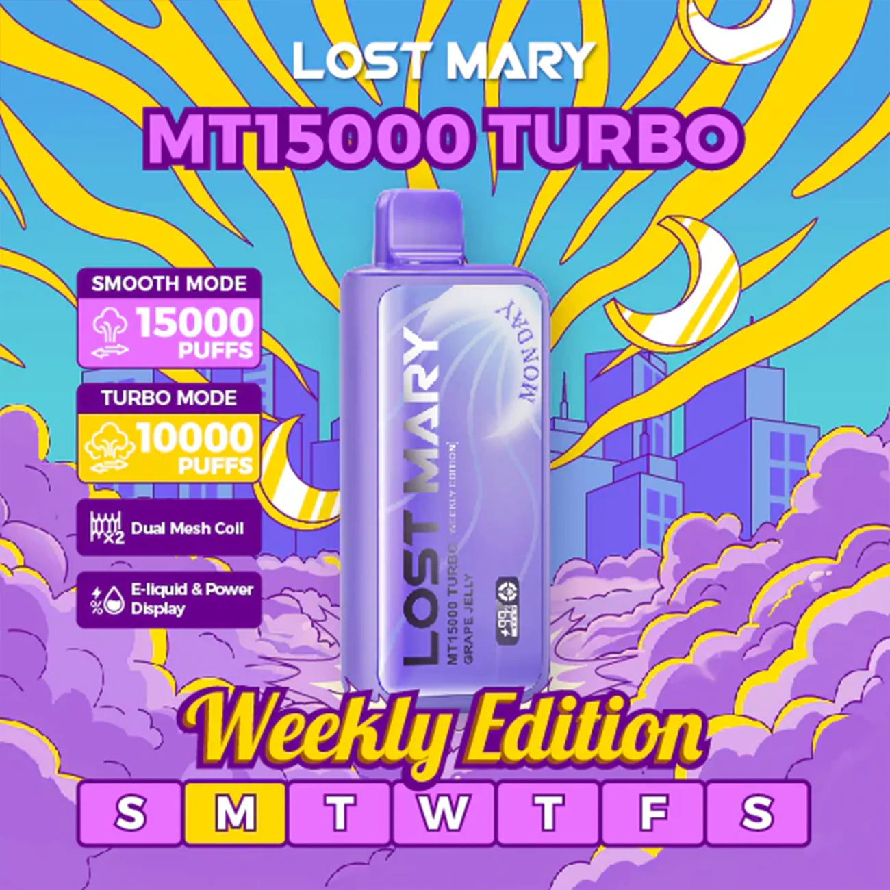 Lost Mary MT15000 Turbo Disposable - Weekly Edition