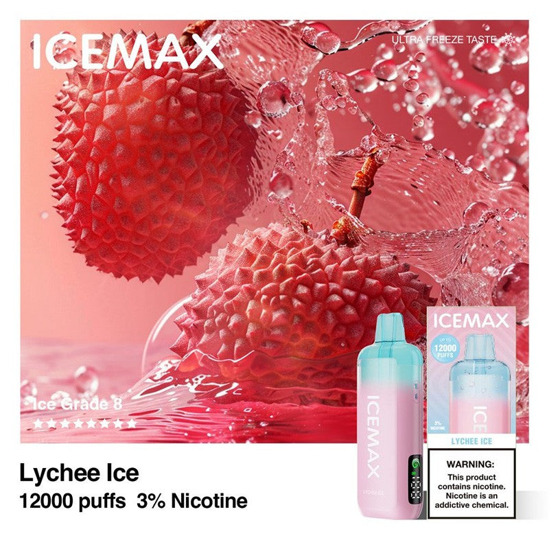Icemax 12K Disposable Vape 10ml 3%