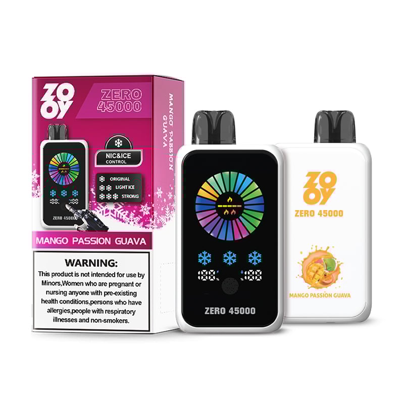ZOOY ZERO 45000 puffs Nic&Ice Control Disposable Vape with Ajustable Airflow