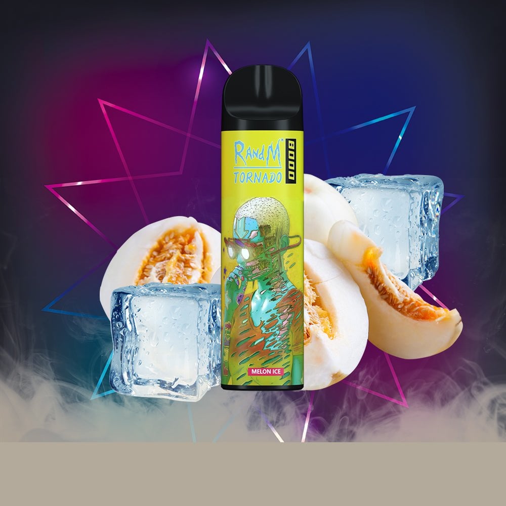 RandM Tornado 8000 Puffs Disposable Vape Authentic E Cigarette