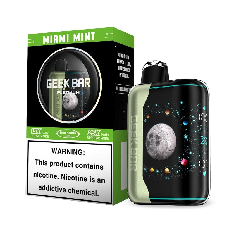 Geek Bar Pulse X 25K Platinum Edition Disposable Vape （18ml, 5%）