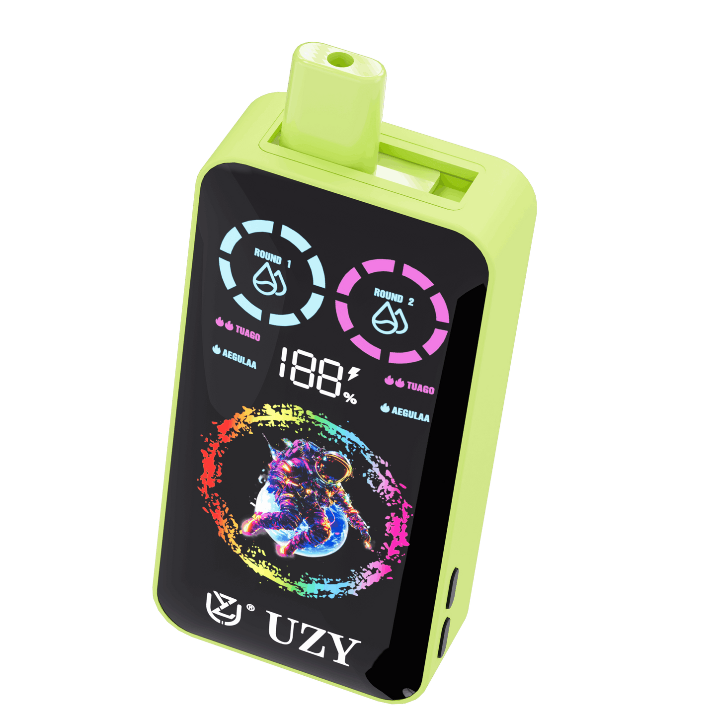 UZY Tornado 30000 30K Puffs :Dual Flavors Disposable Vape with Smart Screen