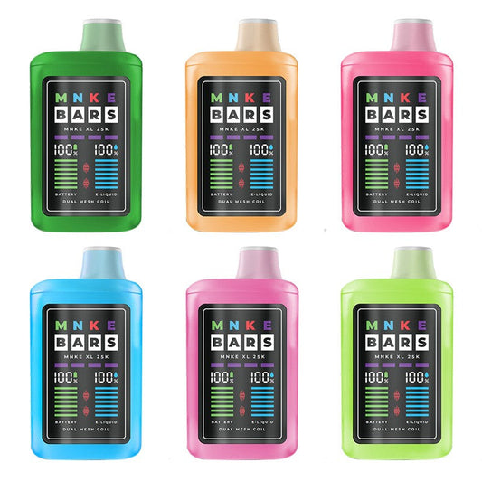 MNKE Bars XL 25K Disposable Vape 5%18m