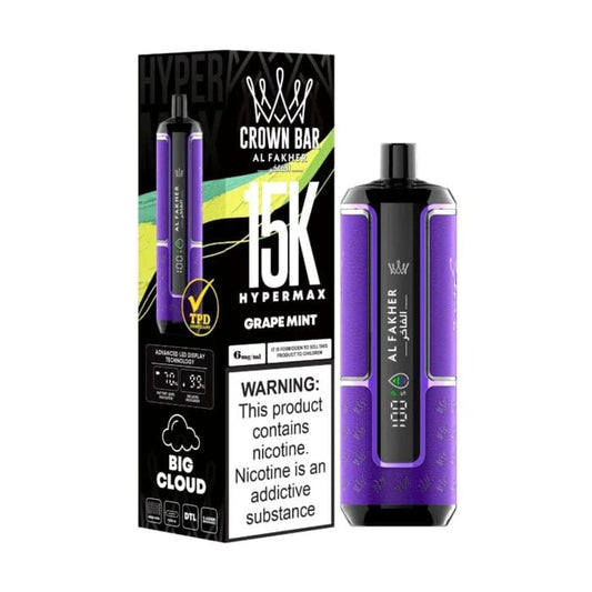 Al Fakher Grape Mint HyperMax 15k Puff
