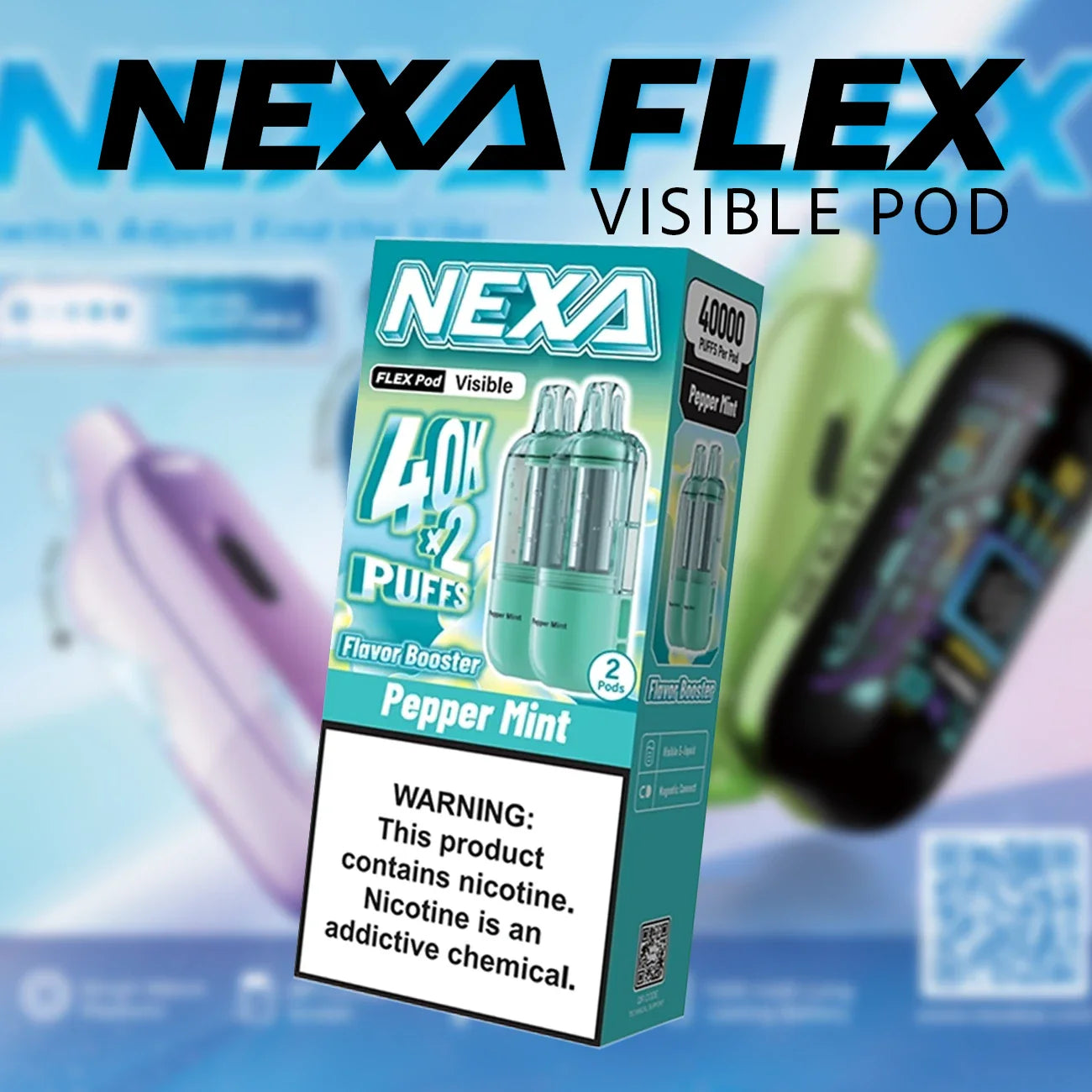 Nexa Flex 40k Puffs POD Disposable Vape - Visible Edition