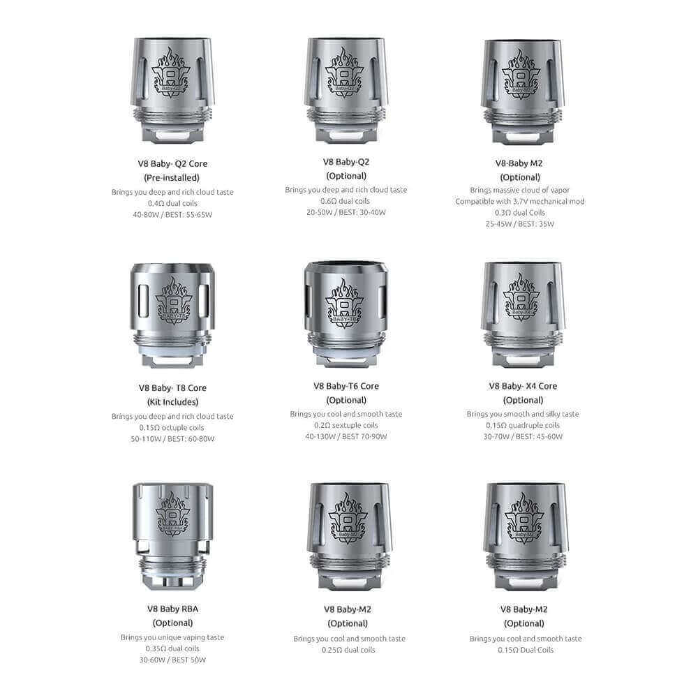 [OpenBox] SMOKTECH TFV8 BABY - Pack de 5 Résistances