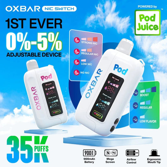 Oxbar X Pod Juice Nic Switch 35K Disposable