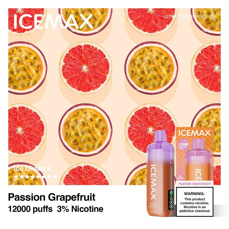 Icemax 12K Disposable Vape 10ml 3%