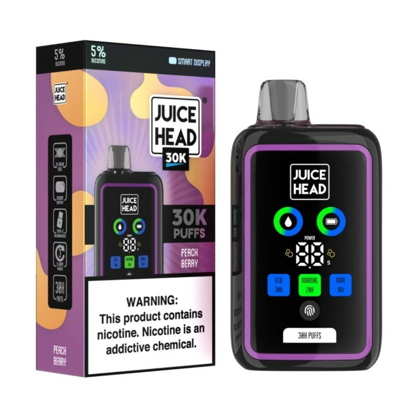 Juice Head 30K Disposable Vape (5%,24ml)