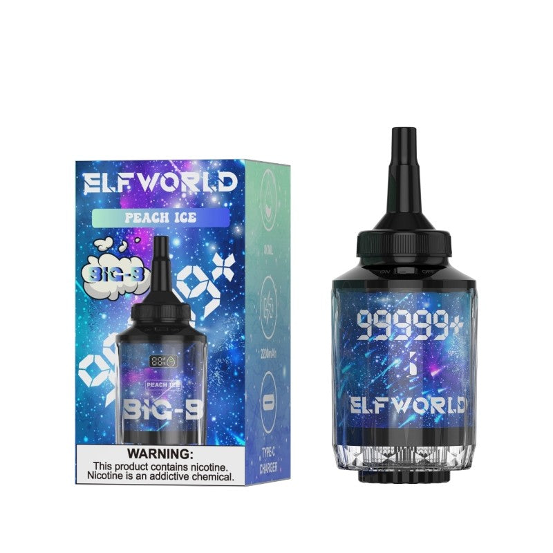 Elfworld Big-B 99999 Puffs Disposable Hookah 80ml 0.5%