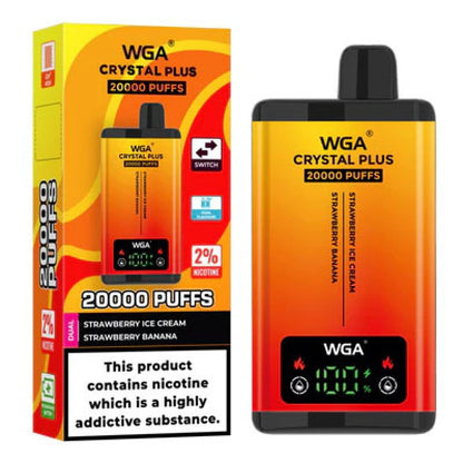 WGA Crystal Plus 20000 Puffs  20k Disposable Vape