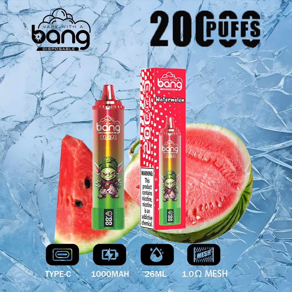 Bang King Double Crystal 20000 Puffs Vape 0%/2%/3%/5% Nicotine Original E-Cigarette