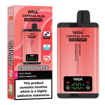 WGA Crystal Plus 20000 Puffs  20k Disposable Vape