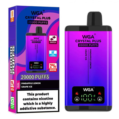 WGA Crystal Plus 20000 Puffs  20k Disposable Vape