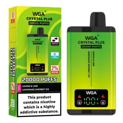 WGA Crystal Plus 20000 Puffs  20k Disposable Vape