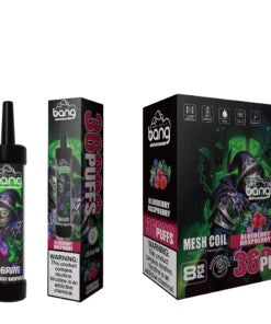 Bang 36000 Puffs Disposable Vape -650mAh Battery, 40ml E-liquid, Multiple Nicotine 12 Flavors