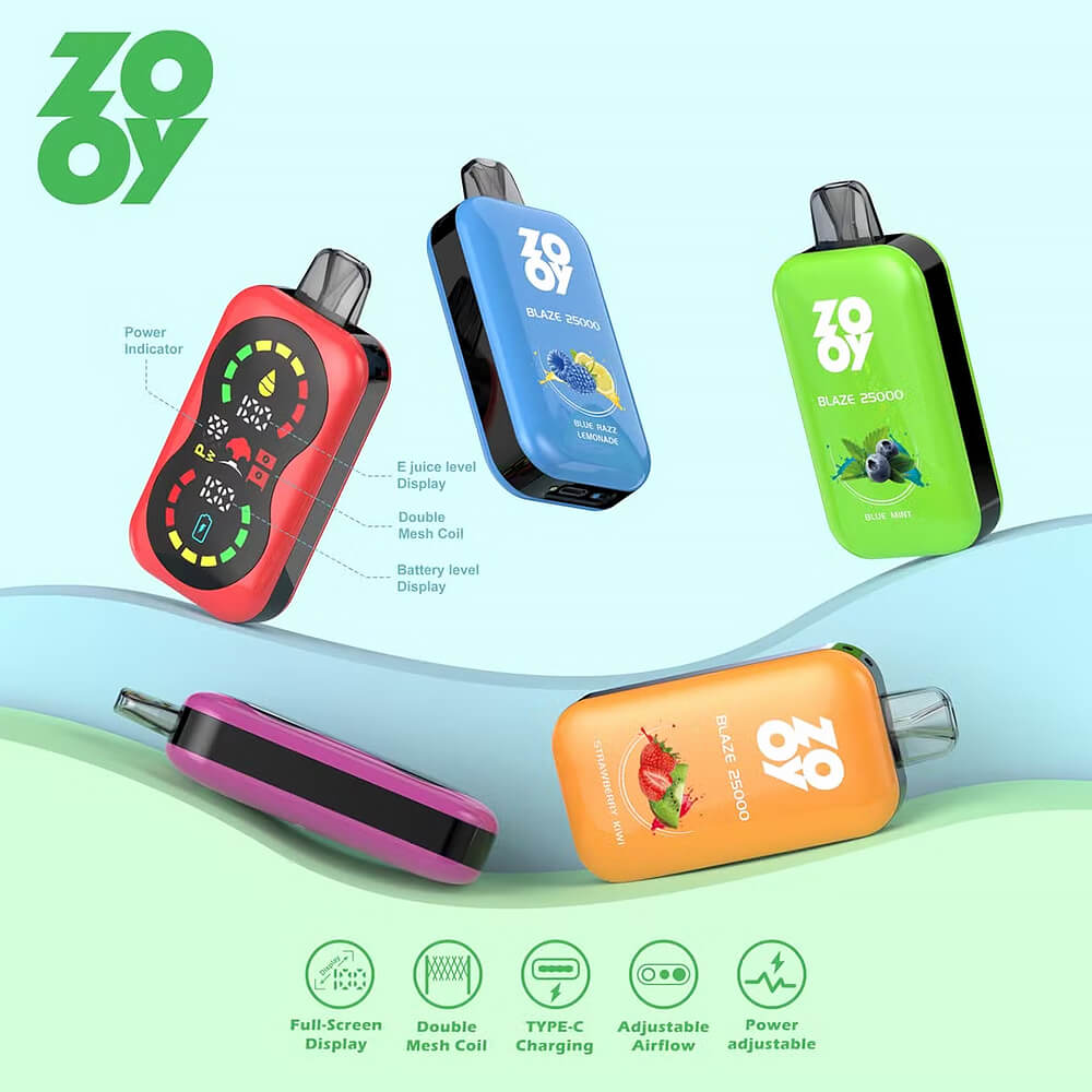 ZOOY Blaze 25000 PUFF Disposable Vape In Sales