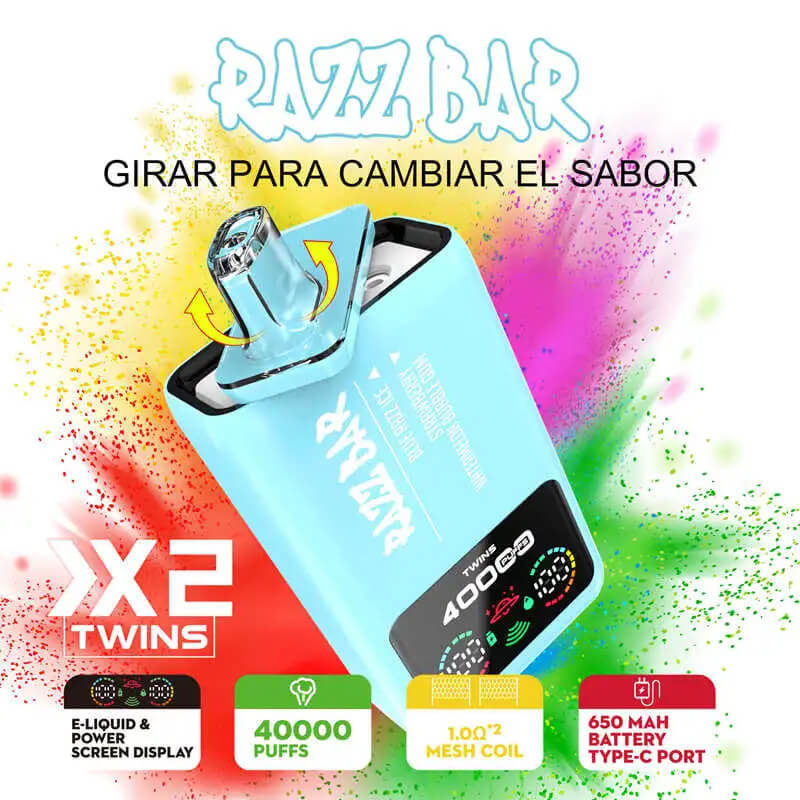 Razz Bar 40000 Puffs Double Flavors DisposableVape