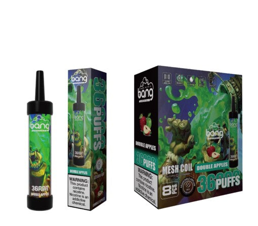 Bang 36000 Puffs Disposable Vape -650mAh Battery, 40ml E-liquid, Multiple Nicotine 12 Flavors