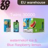 30000 puffs Zooy twins dual flavor disposable e-cigarette 10 fruit flavors E-Liquid Geek dual mesh cord OEM wholesale IVape disposable e-cigarette