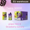 30000 puffs Zooy twins dual flavor disposable e-cigarette 10 fruit flavors E-Liquid Geek dual mesh cord OEM wholesale IVape disposable e-cigarette