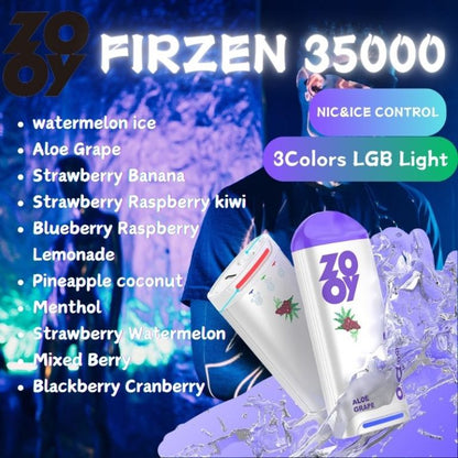 30000 puffs Zooy twins dual flavor disposable e-cigarette 10 fruit flavors E-Liquid Geek dual mesh cord OEM wholesale IVape disposable e-cigarette