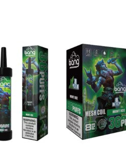 Bang 36000 Puffs Disposable Vape -650mAh Battery, 40ml E-liquid, Multiple Nicotine 12 Flavors